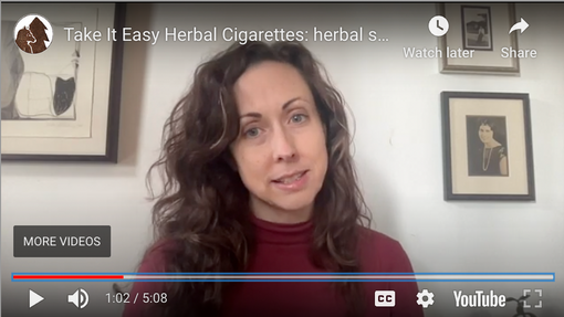 New Video on Using Take it Easy herbal cigarettes for Quitting Tobacco