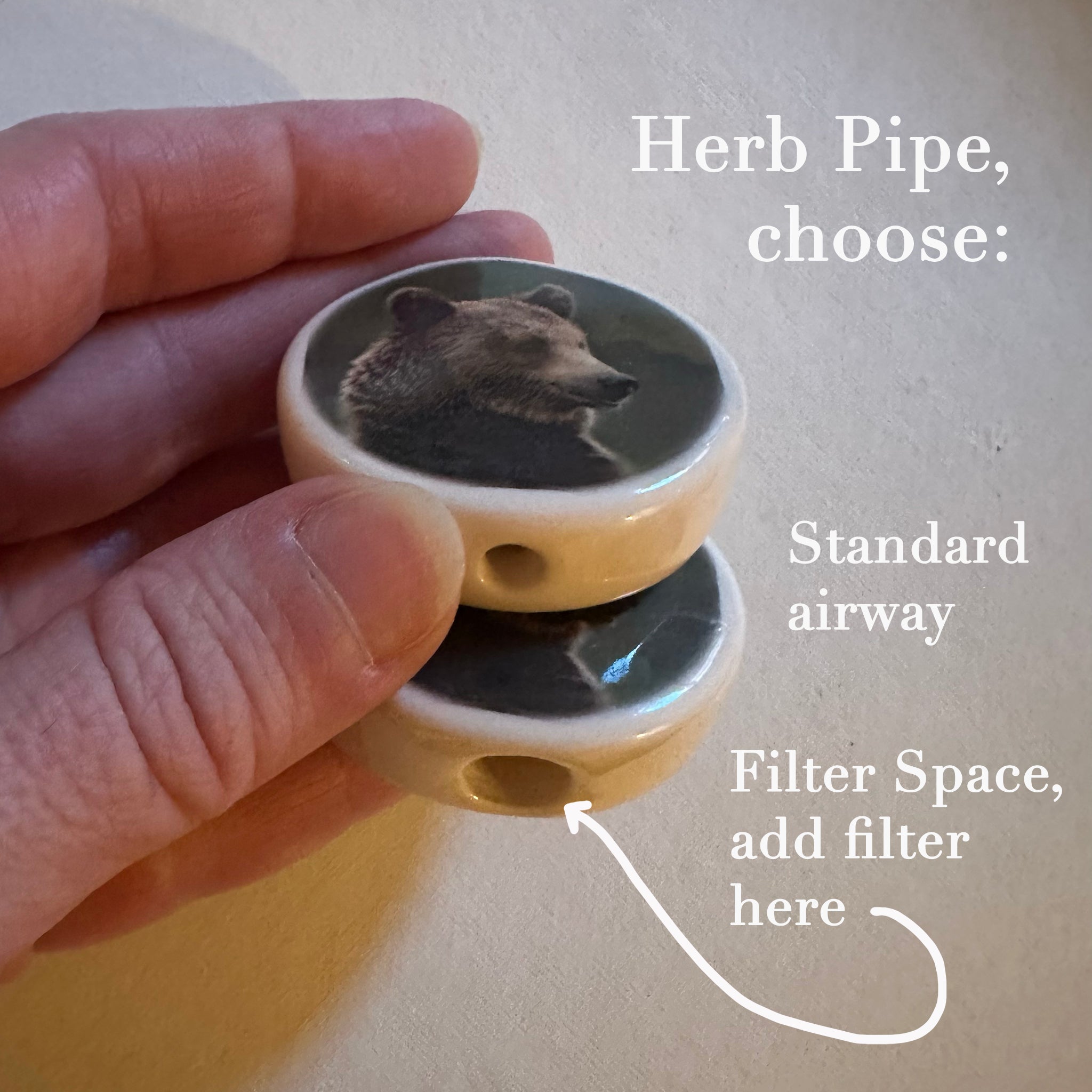 Butterfly Pocket Pipe for Smoking Herbs