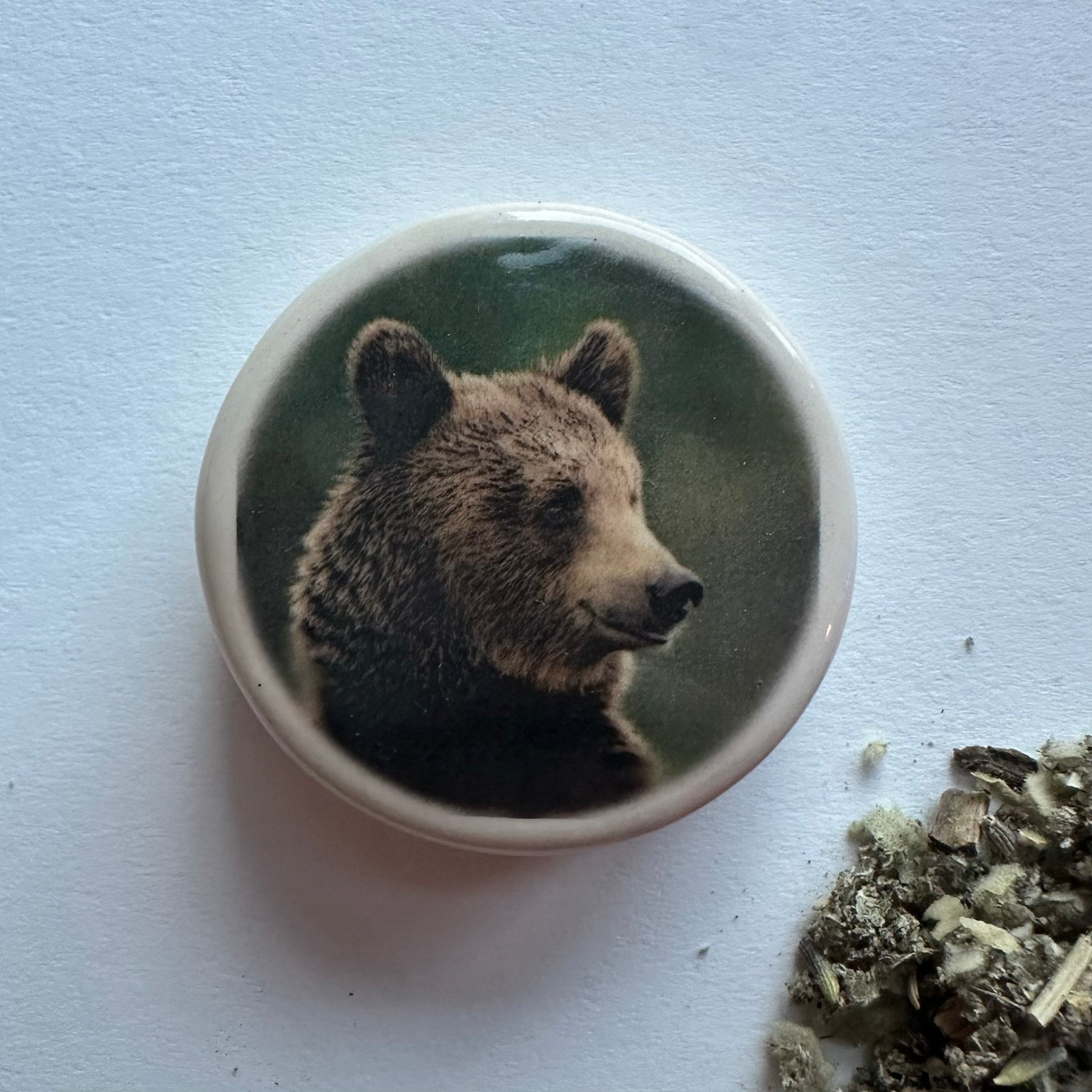 Standing Bear Pocket Pipe for Smoking Herbs, Filter Option