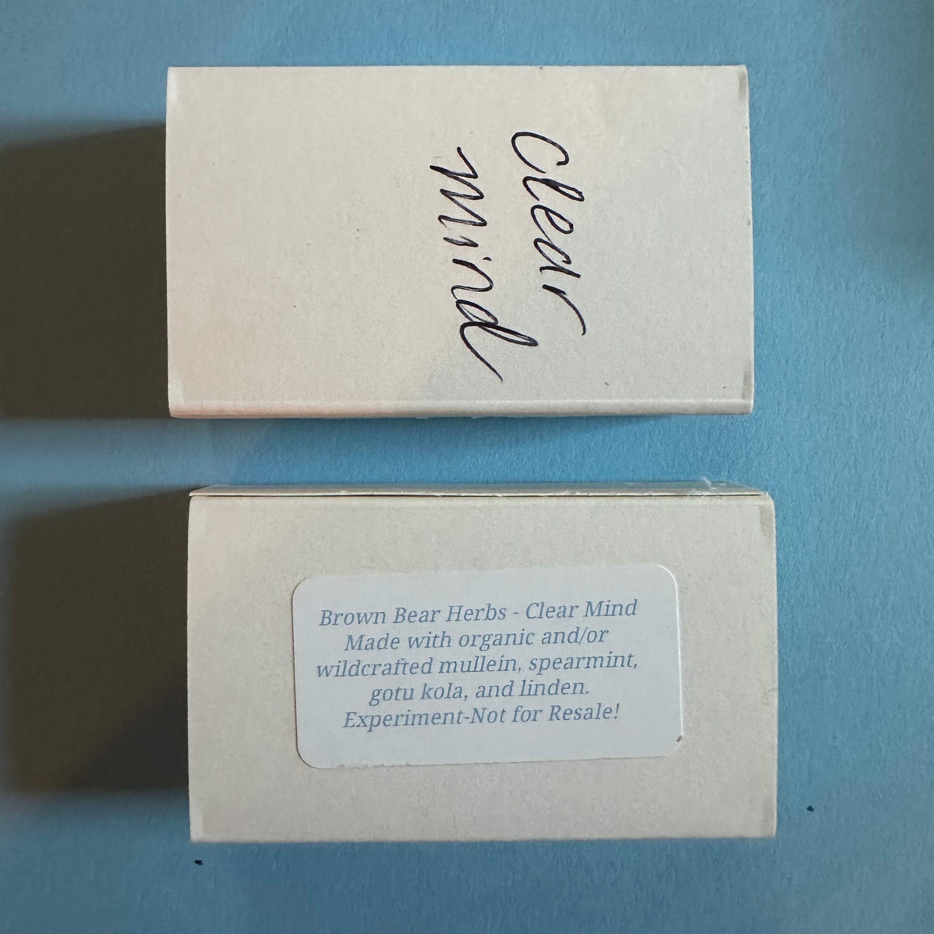 Clear Mind Pack--Filtered Experiment