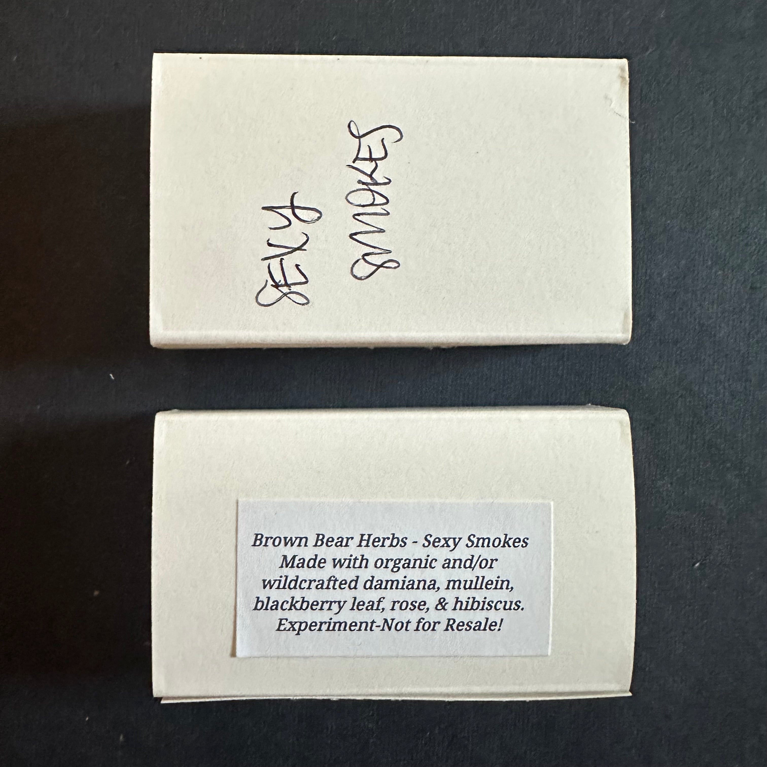 Sexy Smokes--Filtered Herbal Cigarettes Experiment
