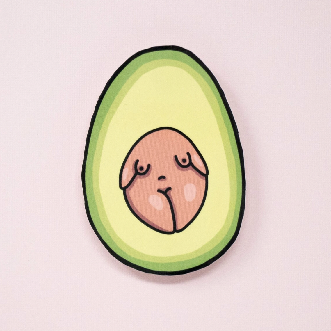 Avocado Vinyl Sticker