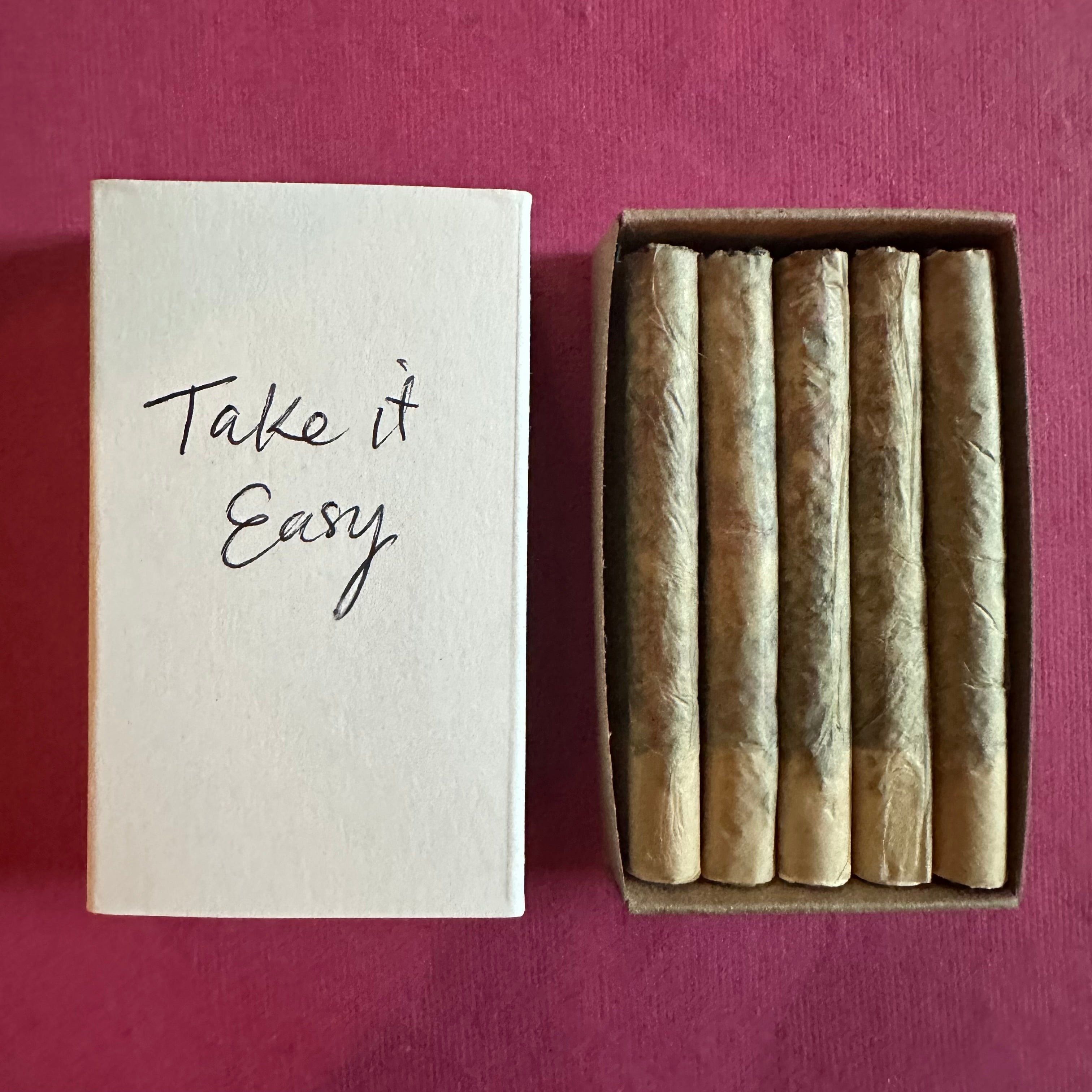 Take it Easy--Filtered Herbal Cigarette Experiment