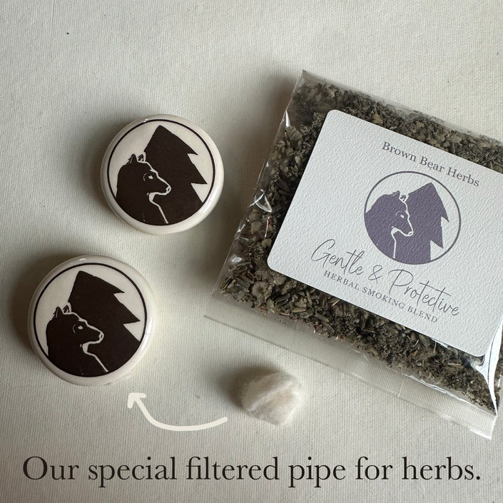 Brown Bear Herbs Pipe for Herbs