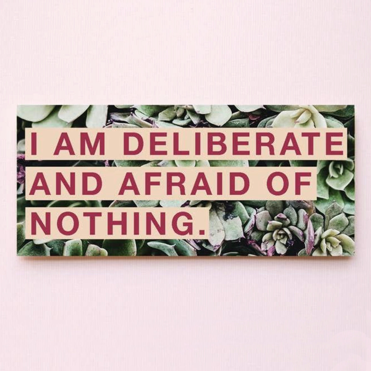 I am Deliberate, Audre Lorde Quote Vinyl Sticker