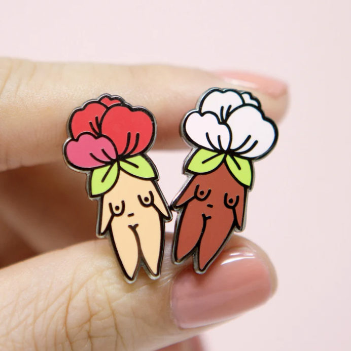 Flower Female Pins