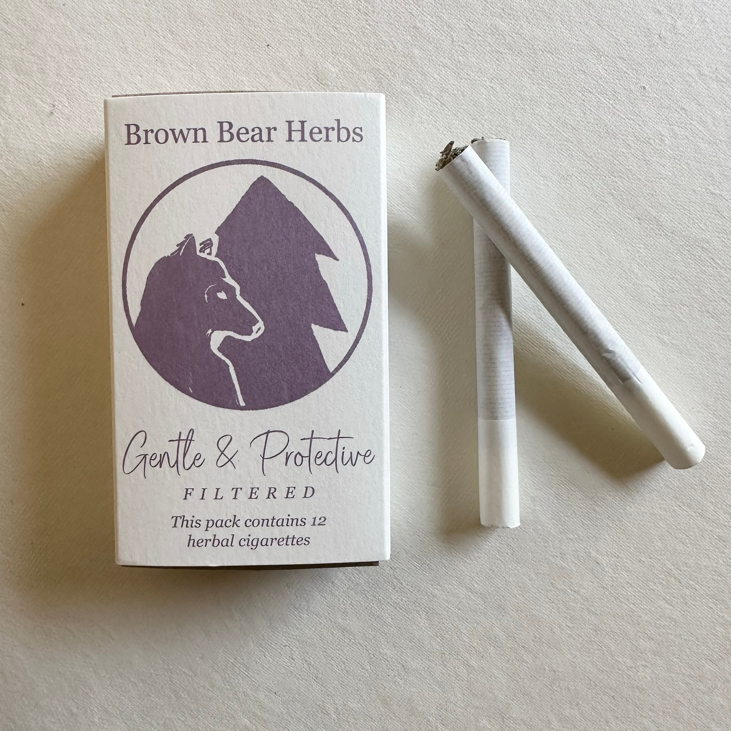 Gentle and Protective Filtered Herbal Cigarettes