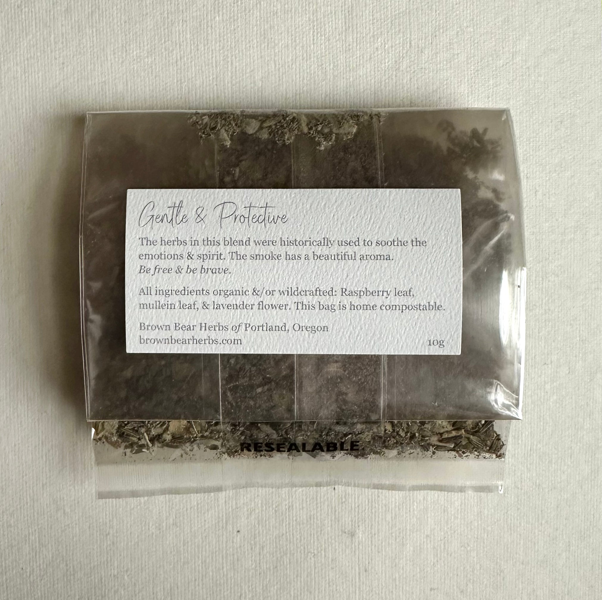 Gentle & Protective Roll Your Own Herbal Smoking Blend or Tea